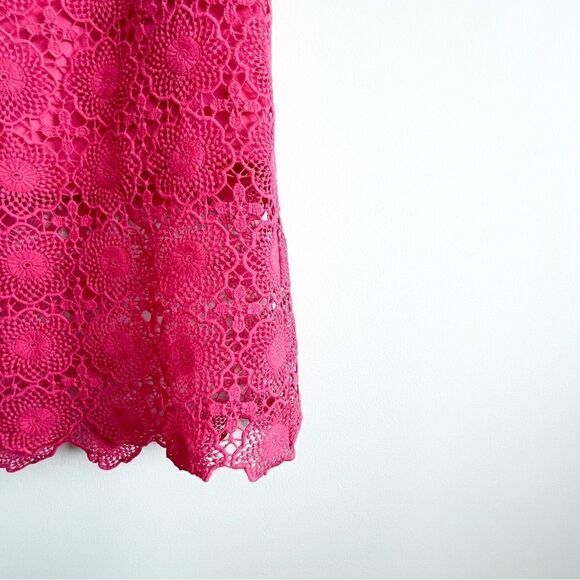 Kensie Lace Skirt Pink Side Zip Lined Women's S - Picture 3 of 9